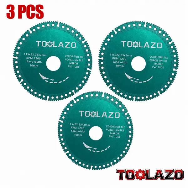 3-Pack Ultra-Thin Diamond Edge Cutting Blades