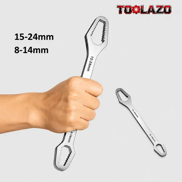 Self-Locking Double-Ended Wrench Set