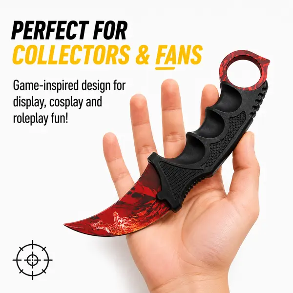 CSGO-Style Claw Look Rotating Scraper Fidget Tool