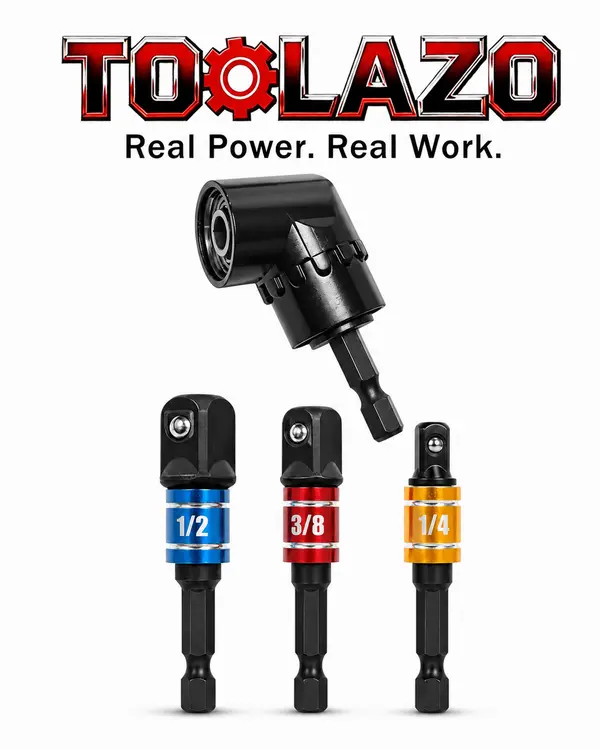 4PCS Carbon Steel Power Tool Accessories Socket Adapter Set