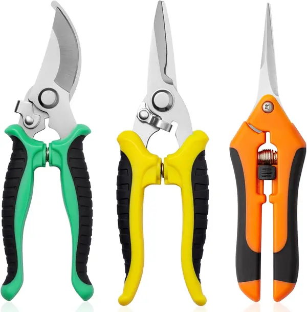 3pc Stainless Steel Garden Pruning Shears