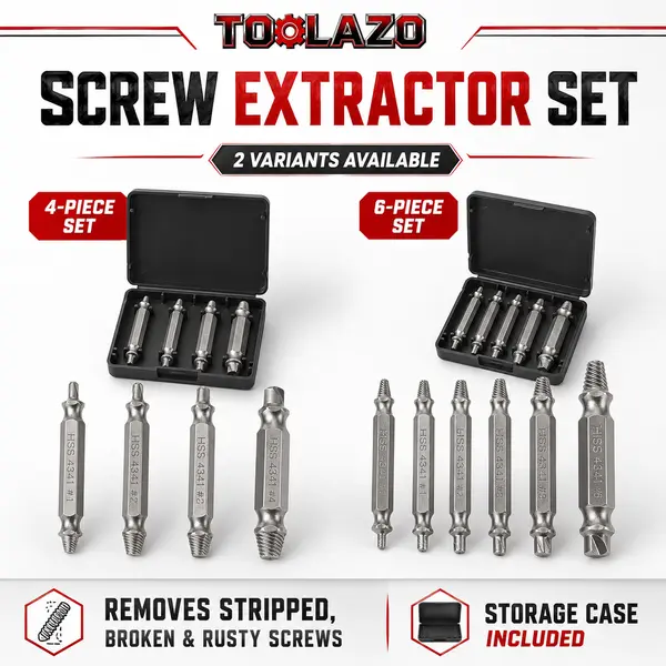 6PCS Screw Extractor Set