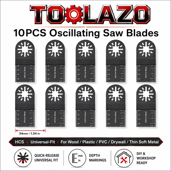 100-Piece Oscillating Saw Blade Kit