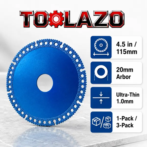 3-Pack 4.5 in Blue Diamond Discs