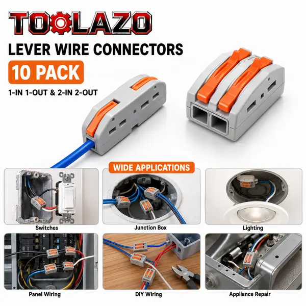 10-Pack Lever Wire Connectors