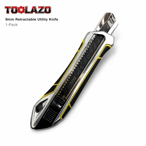 9MM Retractable Utility Cutter with Snap-Off Blades